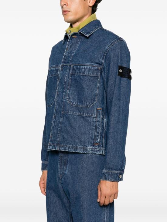 26FW 스톤 아일랜드 수트 자켓 L2S144100006S0J34 VJ202 BLUE MEDIUM WASH - STONE ISLAND