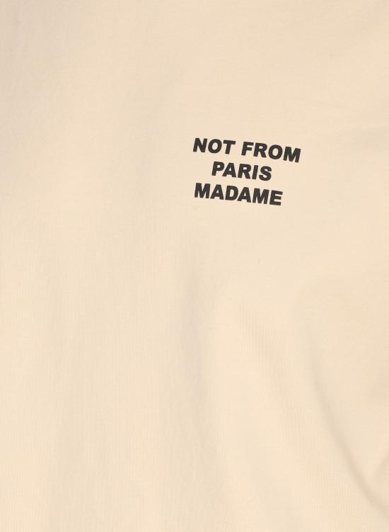 26FW 드롤드무슈 반팔 티셔츠 TS203 CO002MT BEIGE - DROLE DE MONSIEUR
