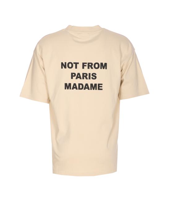26FW 드롤드무슈 반팔 티셔츠 TS203 CO002MT BEIGE - DROLE DE MONSIEUR