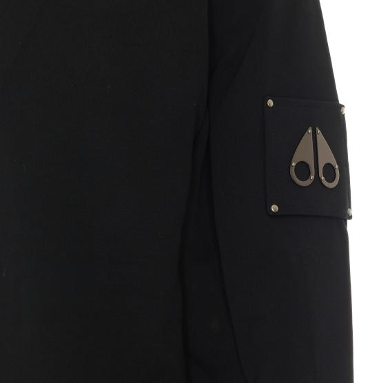 26FW 무스너클 하츠필드 하프집업 스웨트 셔츠 M35MS613 292 BLACK - MOOSE KNUCKLES