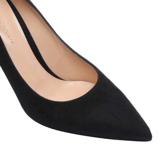 26FW 지안비토로시 블랙 스웨이드 G24580 85RIC CAMNERO BLACK - GIANVITO ROSSI