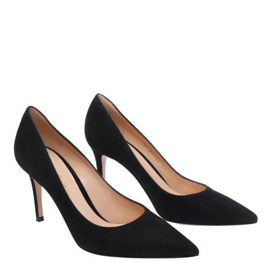 26FW 지안비토로시 블랙 스웨이드 G24580 85RIC CAMNERO BLACK - GIANVITO ROSSI