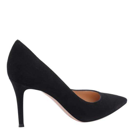 26FW 지안비토로시 블랙 스웨이드 G24580 85RIC CAMNERO BLACK - GIANVITO ROSSI