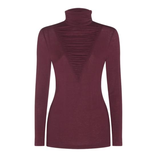 26FW 니사 탑 TOP16787BORDEAUX Burgundy