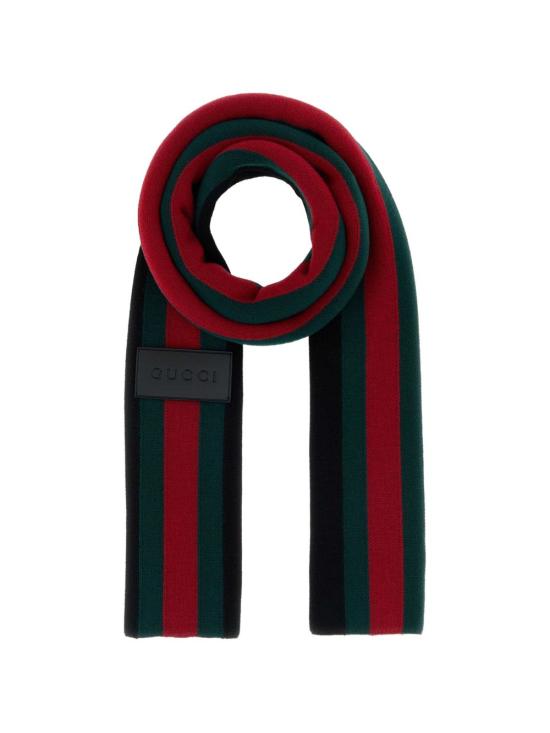 26FW 구찌 머플러/스카프 A007FJ 4GALH1066 BLACK DARK GREEN