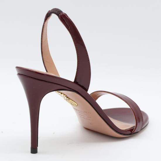 26FW 아쿠아주라 샌들 SNUMIDS0 PATMLT MERLOT - AQUAZZURA