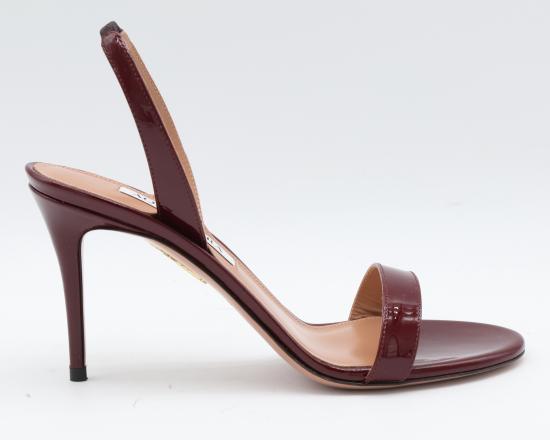 26FW 아쿠아주라 샌들 SNUMIDS0 PATMLT MERLOT