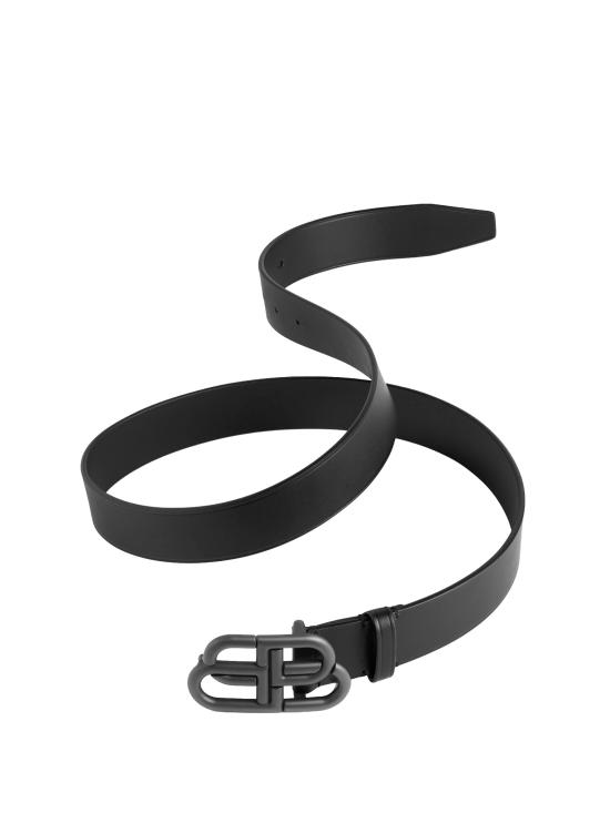 26FW 발렌시아가 BB 라지 벨트 570370 1CH551000 BLACK