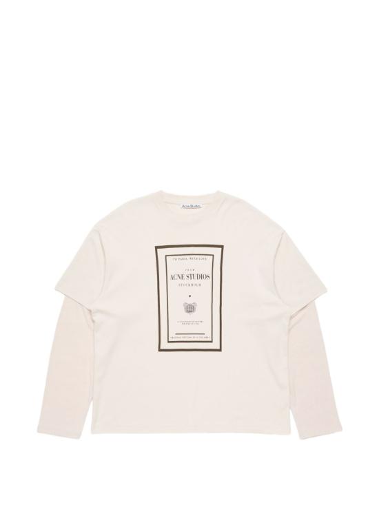 26FW 아크네 스튜디오 반팔 티셔츠 AL0543 AE2 WARM BEIGE