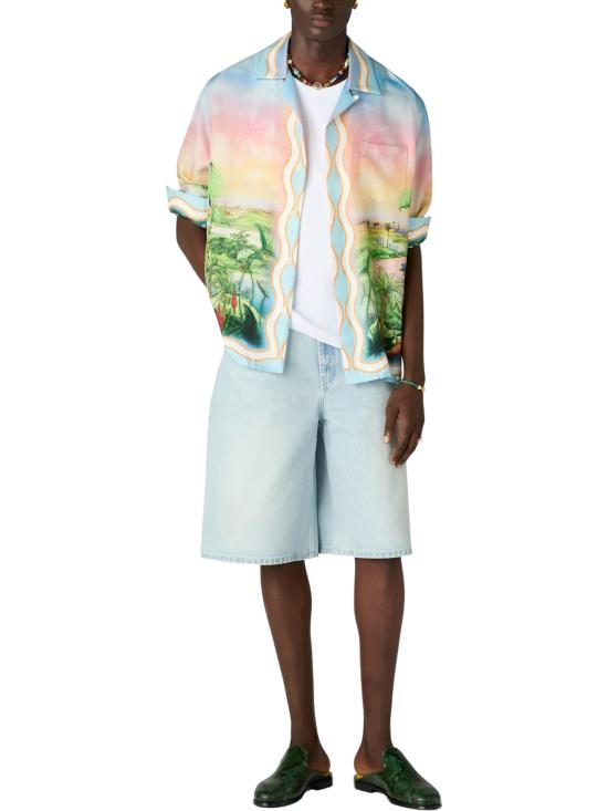 26FW 카사블랑카 셔츠 MAW26SH00604 SILKTWILL MULTICOLOR - CASABLANCA