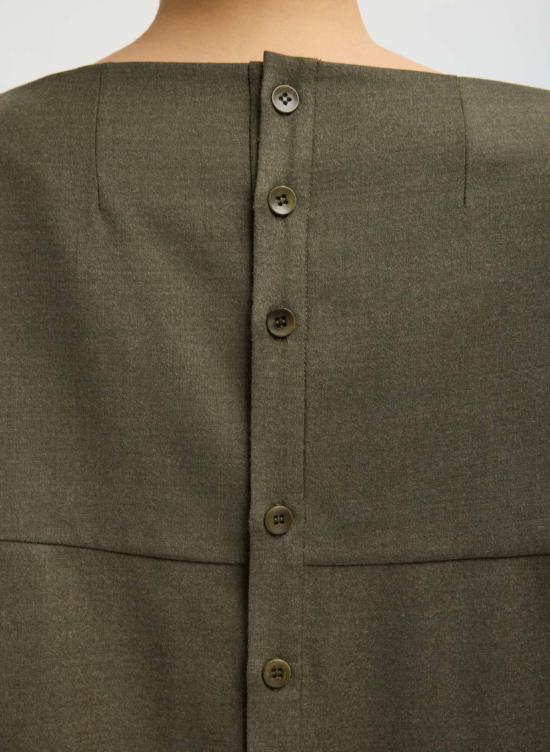  티비 블라우스 F226CF7031 GREEN - TIBI