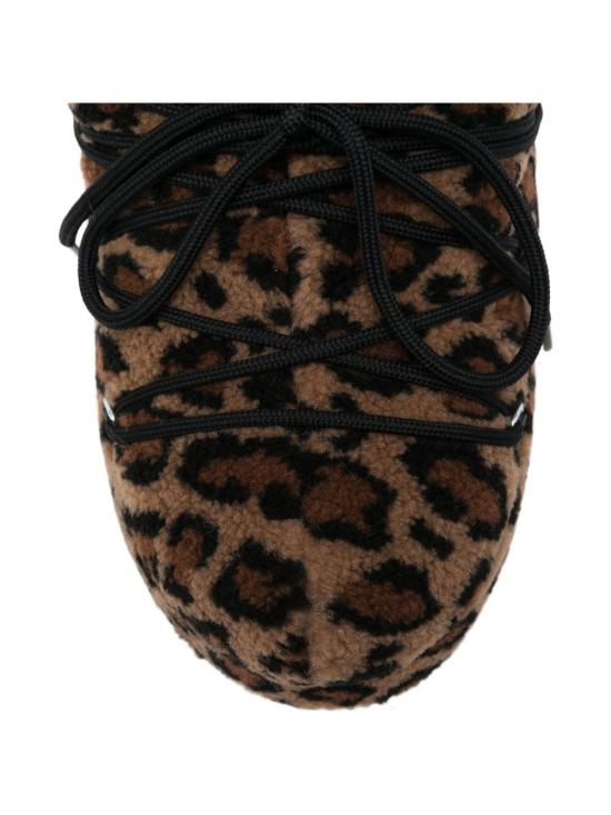 26FW 문부츠 아이콘 나일론 로우 부츠 80D1409960 MM21 LEOPARD - MOON BOOT