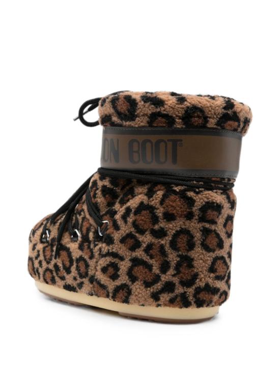 26FW 문부츠 아이콘 나일론 로우 부츠 80D1409960 MM21 LEOPARD - MOON BOOT