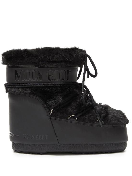 26FW 문부츠 아이콘 나일론 로우 부츠 80D1409390 N001 BLACK - MOON BOOT
