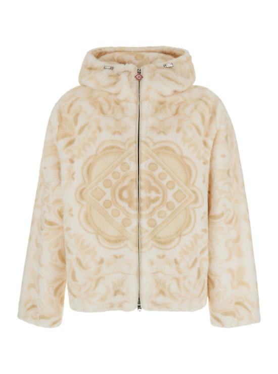26FW 카사블랑카 자켓 MAW26OT25301FAUXFUR Beige
