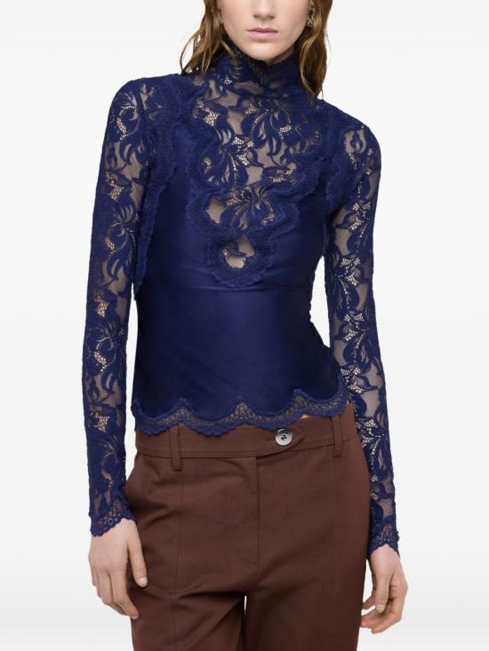 26FW 파코라반 긴팔 티셔츠 26AJTO025PA0170 P481 BLUE - PACO RABANNE