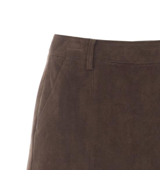 26FW 던스트 미디 스커트 UDSK6C202K1 ETOUPE KHAKI GREEN - DUNST