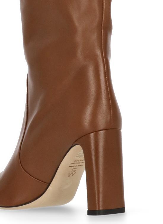 26FW 스튜어트 와이츠먼 부츠 BABETTE TUBO BOOT 85 Dress NappaLuxe Saddle BROWN - STUART WEITZMAN