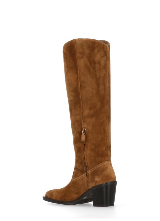 26FW 스튜어트 와이츠먼 부츠 TATE BOOT Sport Suede Stackeddoe BROWN - STUART WEITZMAN
