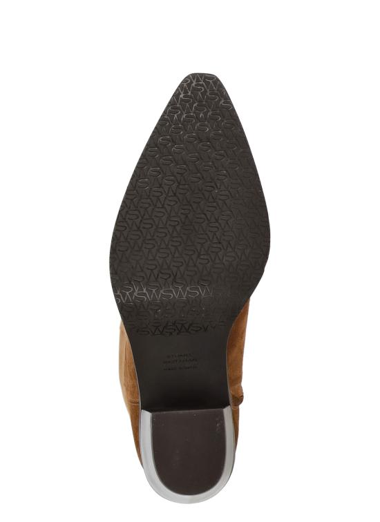 26FW 스튜어트 와이츠먼 부츠 TATE BOOT Sport Suede Stackeddoe BROWN - STUART WEITZMAN