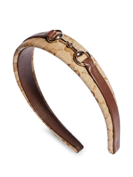 26FW [키즈] 구찌 GG 모노그램 자카드 헤어액세서리 8684304HBJ7 2064 BEIGE - GUCCI