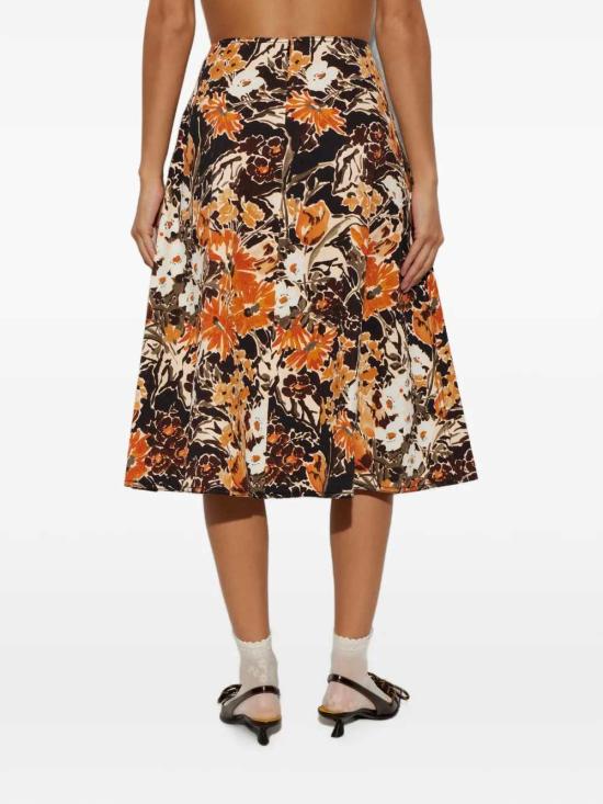 26FW 마르니 스커트 GOMA0862A0UTC722 EBR40 MARIGOLD - MARNI