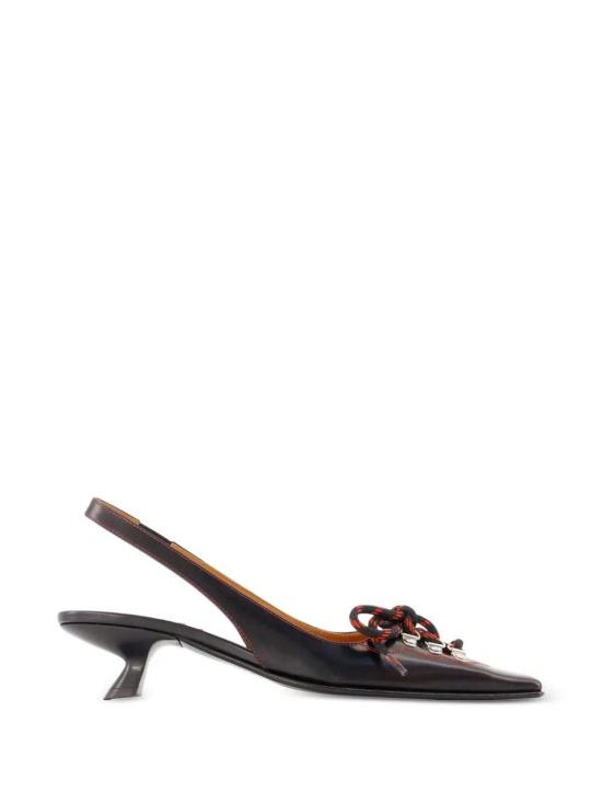 26FW 마르니 슈즈 PUMS017404P3852 ZO285 BLACK RED