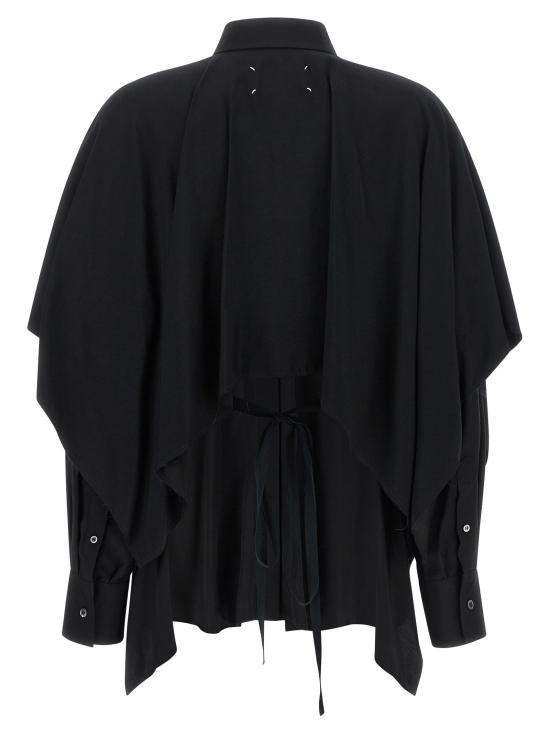 26FW 마르지엘라 블라우스/셔츠 케이프 셔츠, 셔츠와 블라우스, 블랙 - MAISON MARGIELA