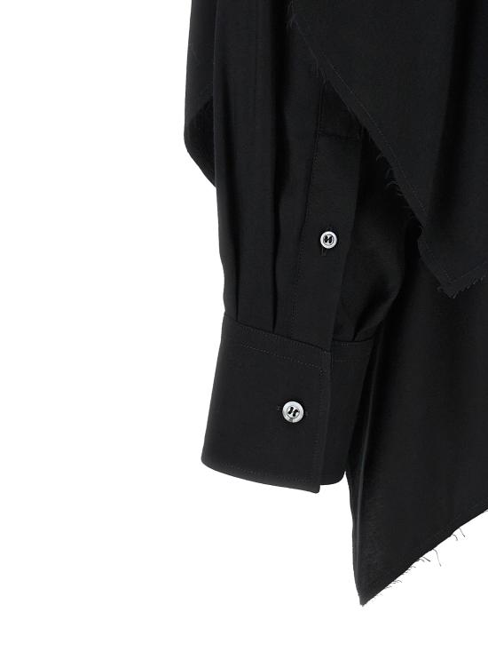26FW 마르지엘라 블라우스/셔츠 케이프 셔츠, 셔츠와 블라우스, 블랙 - MAISON MARGIELA