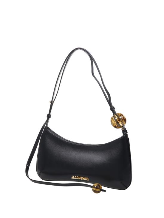 26FW 자크뮈스 비쥬 펄 숄더백 BAW00057AC01C01 990 BLACK - JACQUEMUS