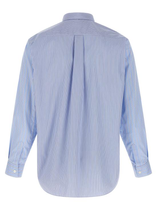 26FW 꼼데가르송 셔츠 패치워크 , 와 블라우스, 연한 파란색 - COMME DES GARCONS