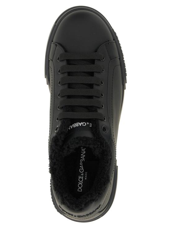 26FW 돌체앤가바나 스니커즈 포르토피노 라이트  블랙 - DOLCE & GABBANA