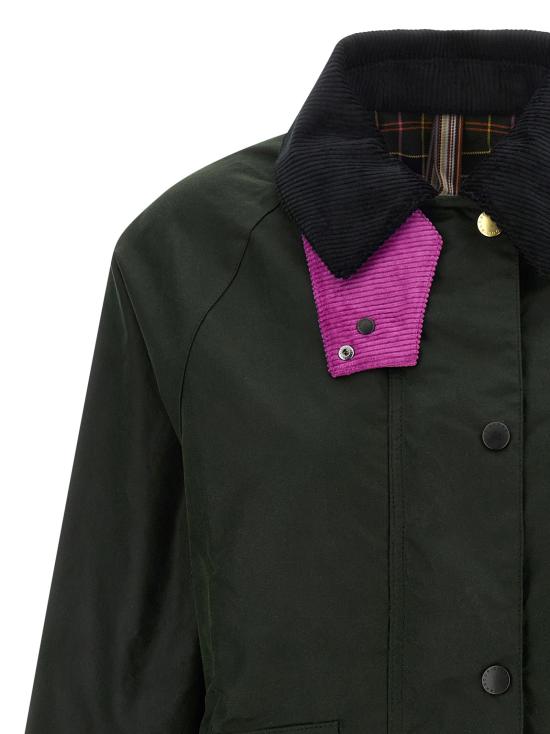 26FW 바버 패딩 스페이  재킷 그린 - BARBOUR