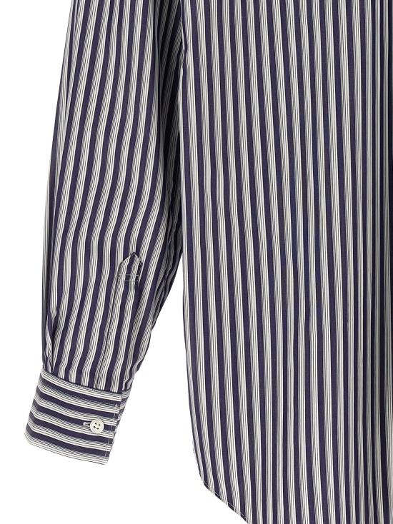 26FW 꼼데가르송 셔츠 줄무늬 , 와 블라우스, 파란색 - COMME DES GARCONS