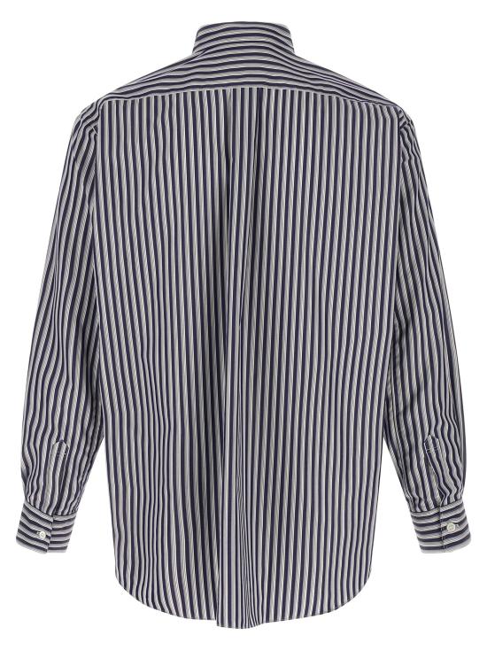 26FW 꼼데가르송 셔츠 줄무늬 , 와 블라우스, 파란색 - COMME DES GARCONS