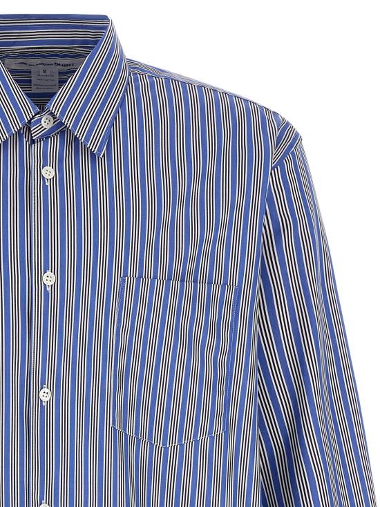 26FW 꼼데가르송 셔츠 줄무늬 , 와 블라우스, 파란색 - COMME DES GARCONS