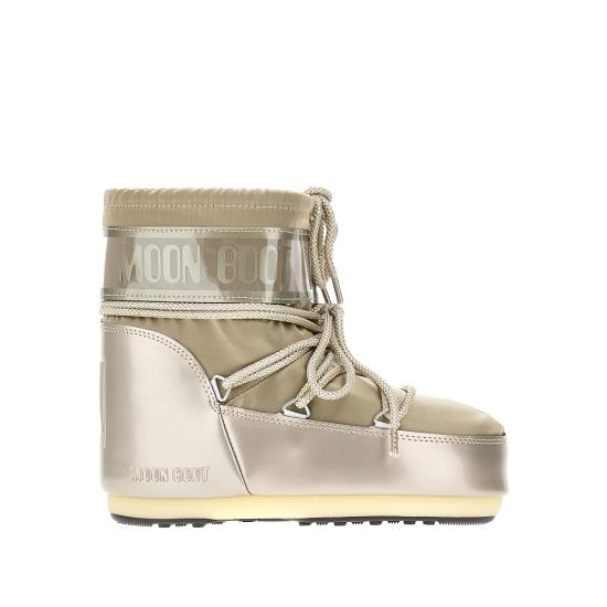 26FW 문부츠 아이콘 나일론 로우 부츠 80D1409350 Gold