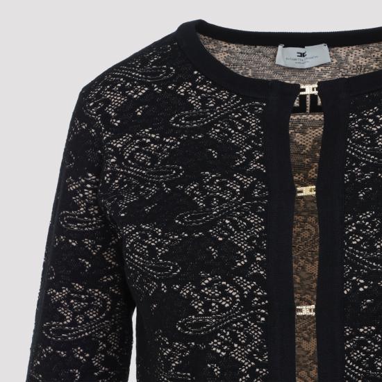 26FW 엘리자베타프랜치 스웨터 MK29Q66E2 FR9 BLACK - ELISABETTA FRANCHI