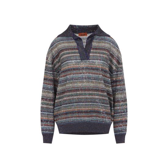 26FW 미소니 반팔 티셔츠 DS26WN34BC006Q SMSQW MULTICOLOUR
