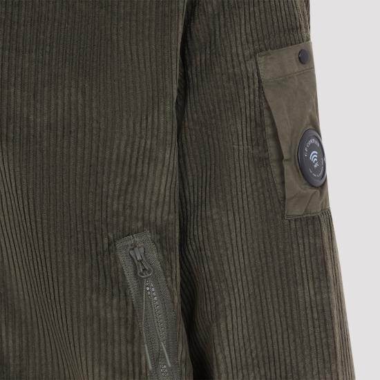 26FW 씨피 컴퍼니 스웨터 21CMSS221A110472G 683 GREEN - C.P. COMPANY