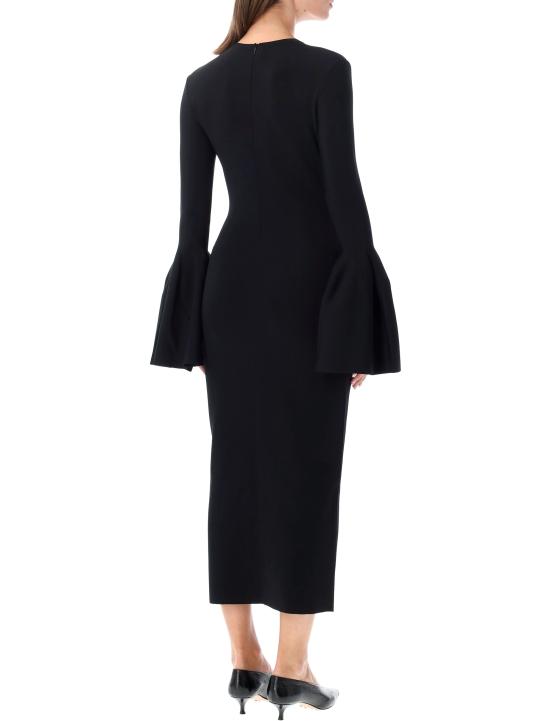 26FW 스텔라 맥카트니 미디 원피스 6K12603S26621000 BLACK - STELLA MCCARTNEY