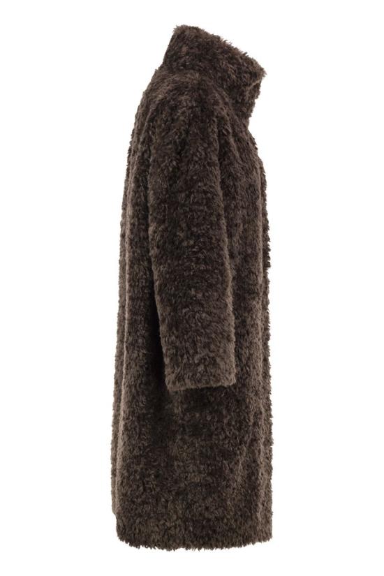 26FW 에르노 다이아고날 울 앤 나일론 울트라라이트 코트 GC000610D12421 8810 DARK BROWN - HERNO