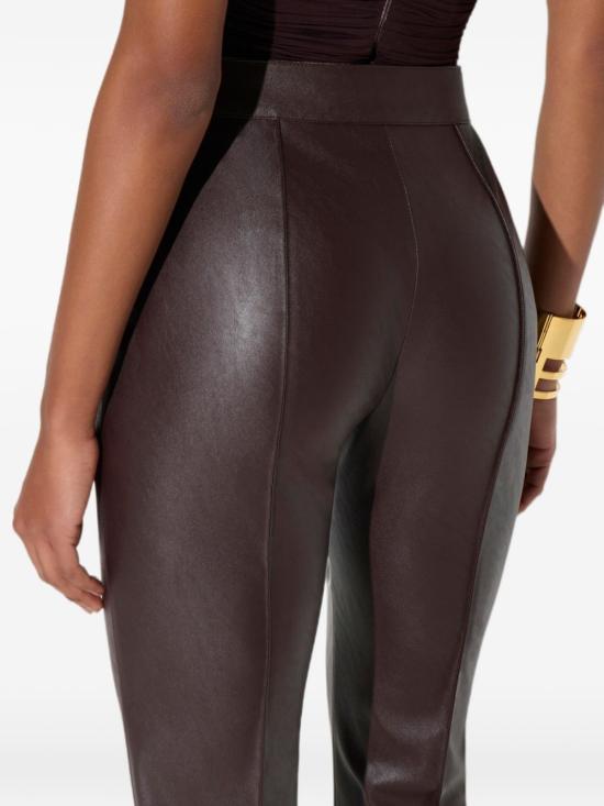 26FW 엘리자베타프랜치 스트레이트 팬츠 PA18866E2 EV9 DARK BROWN - ELISABETTA FRANCHI