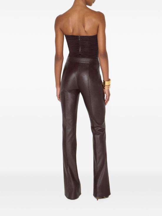 26FW 엘리자베타프랜치 스트레이트 팬츠 PA18866E2 EV9 DARK BROWN - ELISABETTA FRANCHI
