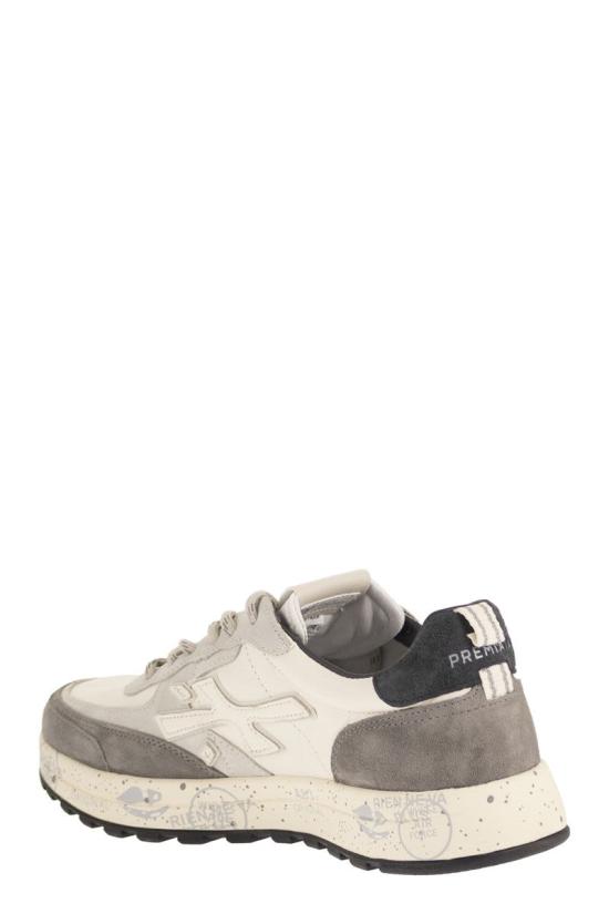 26FW 프리미아타 스니커즈 NOUS 8466 WHITE GREY - PREMIATA
