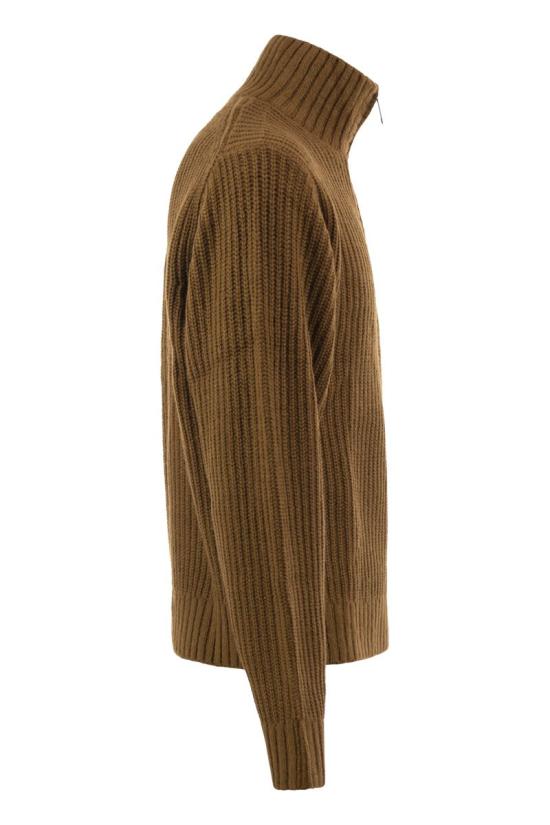 26FW 칼하트 WIP 디트로이트 하프 집 스웨터 I035398 3TGXX BROWN - CARHARTT WIP