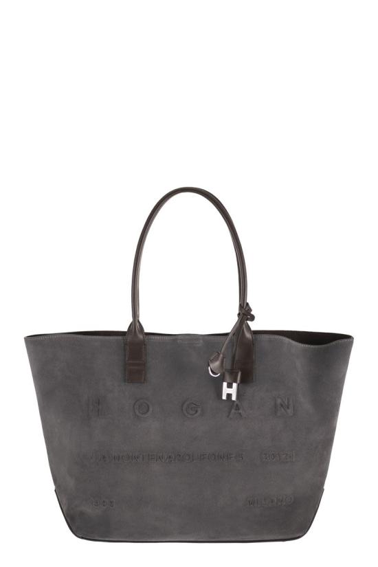 26FW 호간 토트백 KBW01TA3300UGM7E53 ANTHRACITE