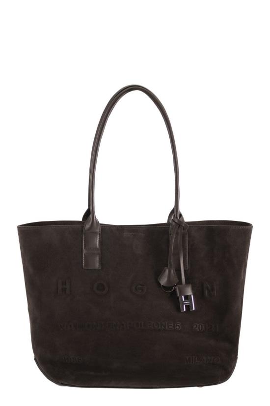26FW 호간 토트백 KBW01TA0200UGMS808 DARK BROWN