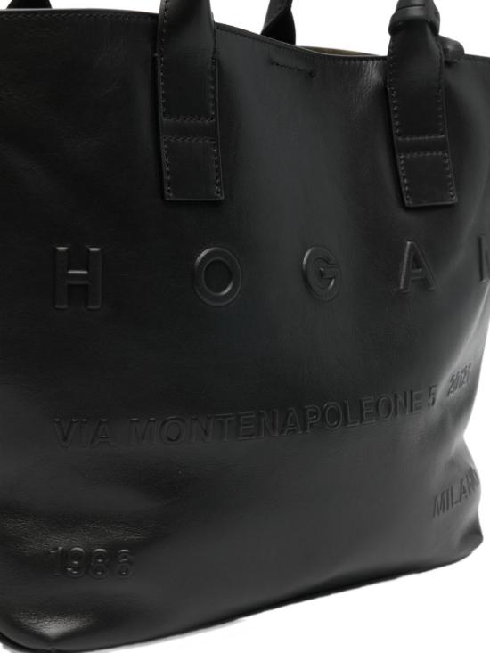 26FW 호간 토트백 KBW01TA0200TZPB999 BLACK - HOGAN