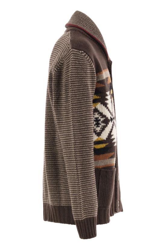 26FW 페이 스웨터 MMMC1532770YTY0XD9 BROWN - FAY